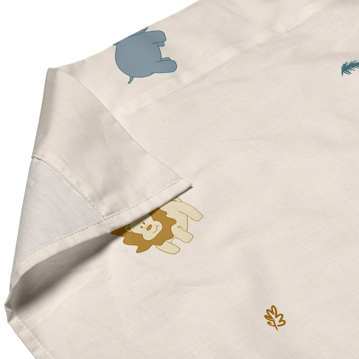 Jeu de draps pour berceau HappyFriday  HF Mini Animals Multicouleur